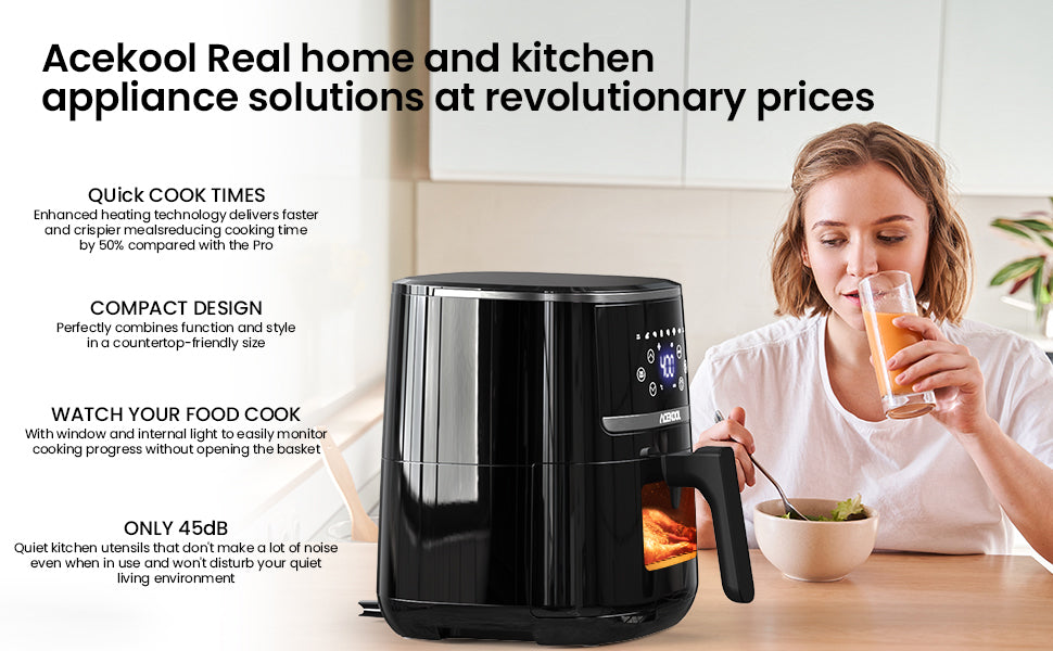 5 Quart Digital Display Air Fryer