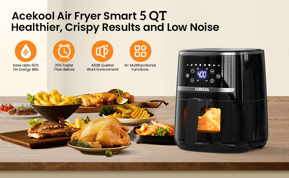 5 Quart Digital Display Air Fryer