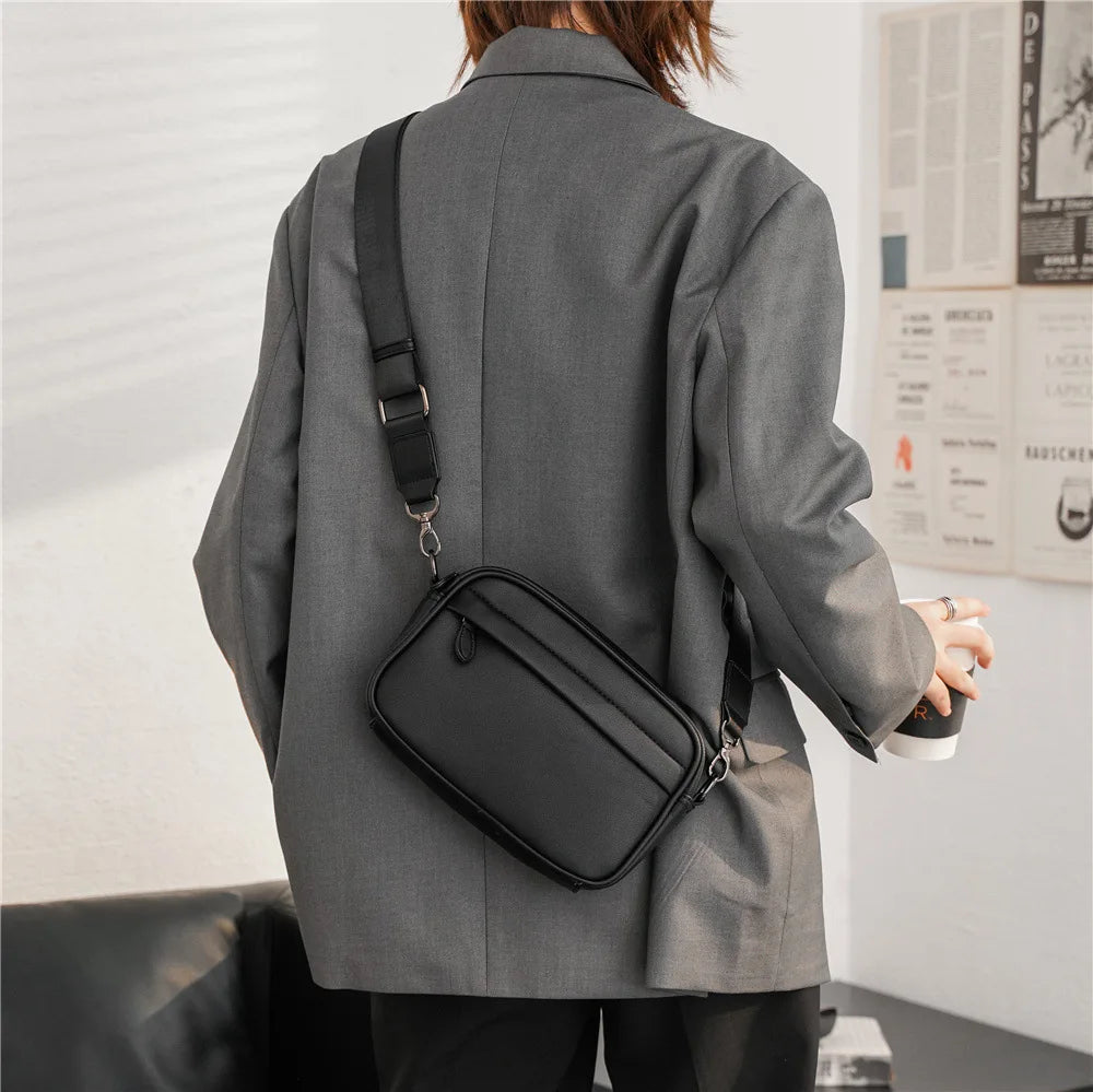 Casual Solid Crossbody Men's Bag