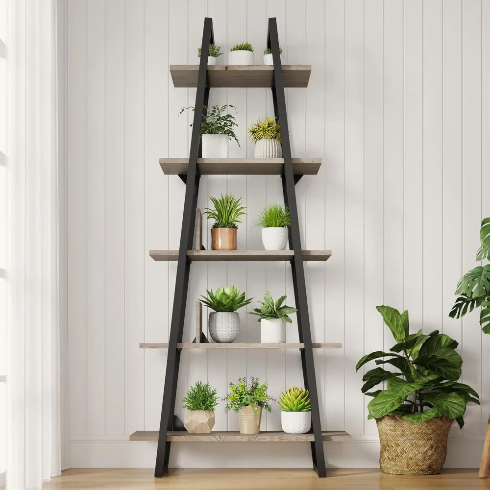 5-Tier A-Shape Book Shelf