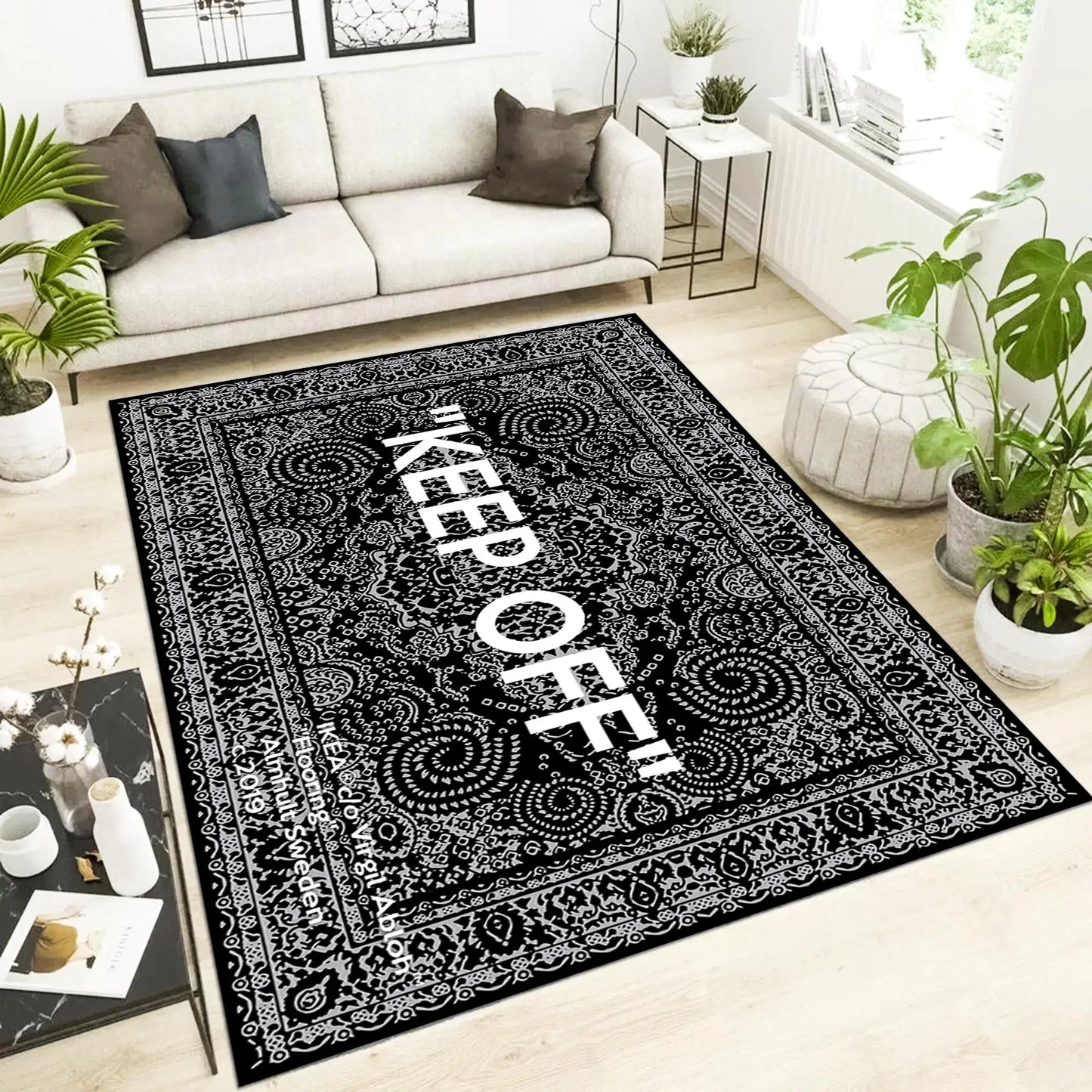 Keep Off Classic Home Rug