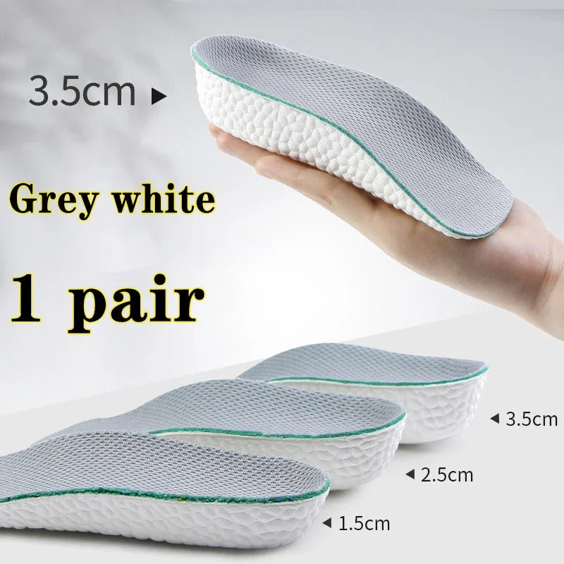 Height Increase Insoles – 1.5/2.5/3.5cm Soft Arch Support Pads