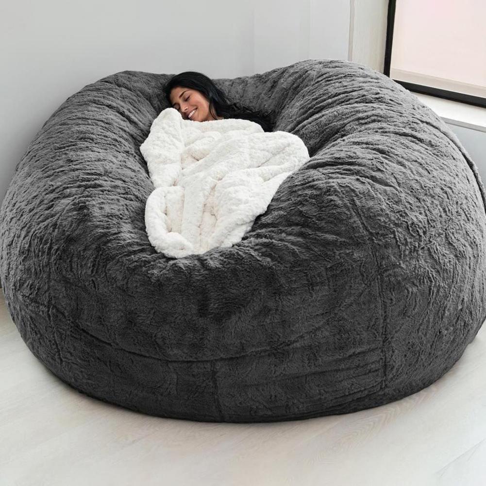 Giant Fluffy Sofa