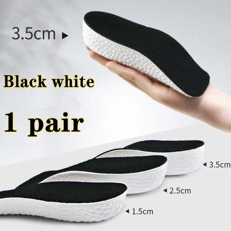 Height Increase Insoles – 1.5/2.5/3.5cm Soft Arch Support Pads