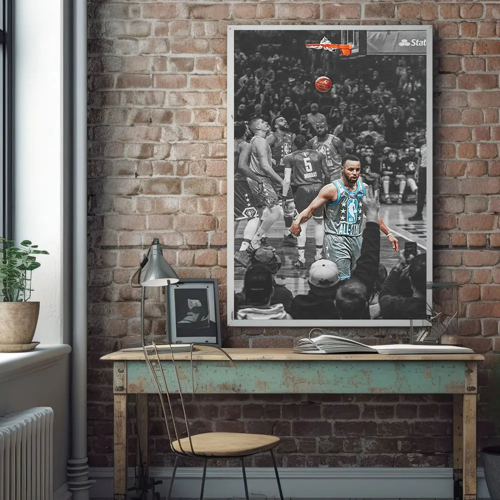 Basketball Player Stephen Curry Poster