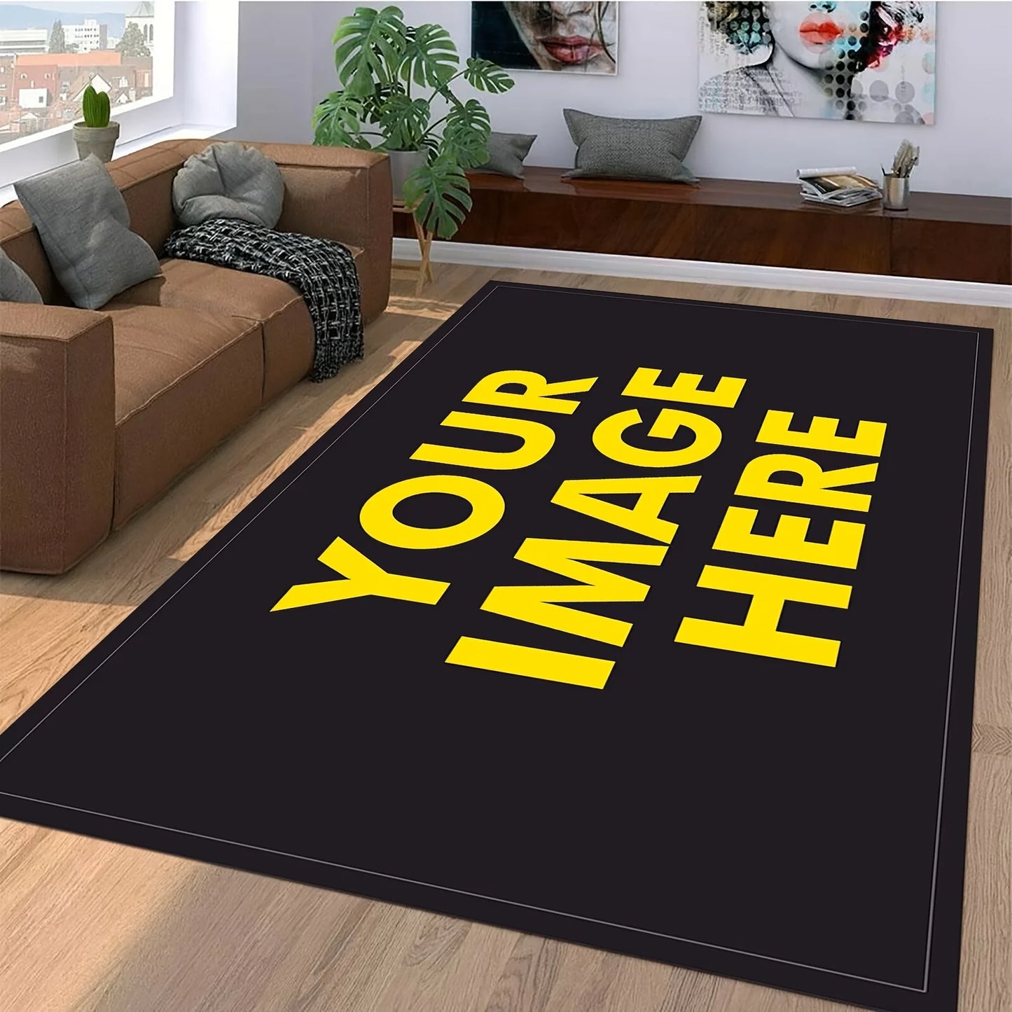 Custom Photo Text Area Mat Carpet Rug