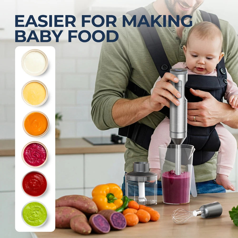 MIUI Stainless Steel Stick Food Mixer