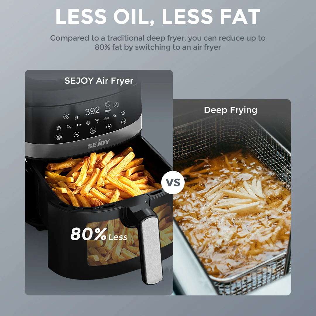 Electric Air fryer 8-in-1,6L