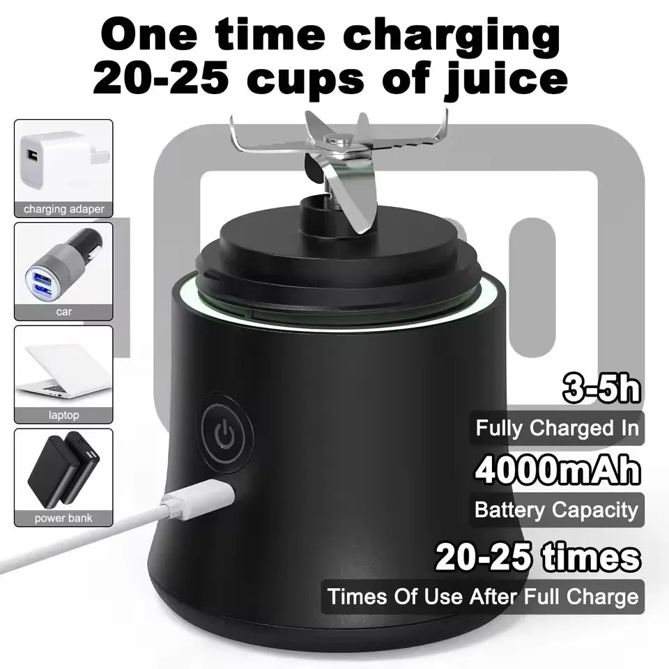 Portable Blender 600ML Electric Juicer Fruit Mixer