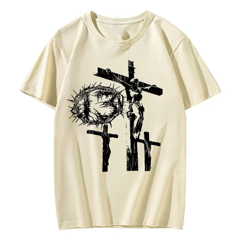 Streetwear Y2K Cotton T-shirt Harajuku Oversized T-shirt