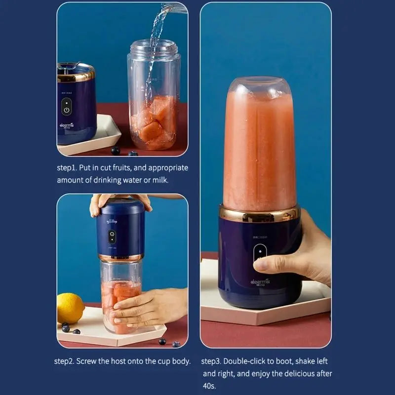 Portable Juicer Cup Smoothie Blender