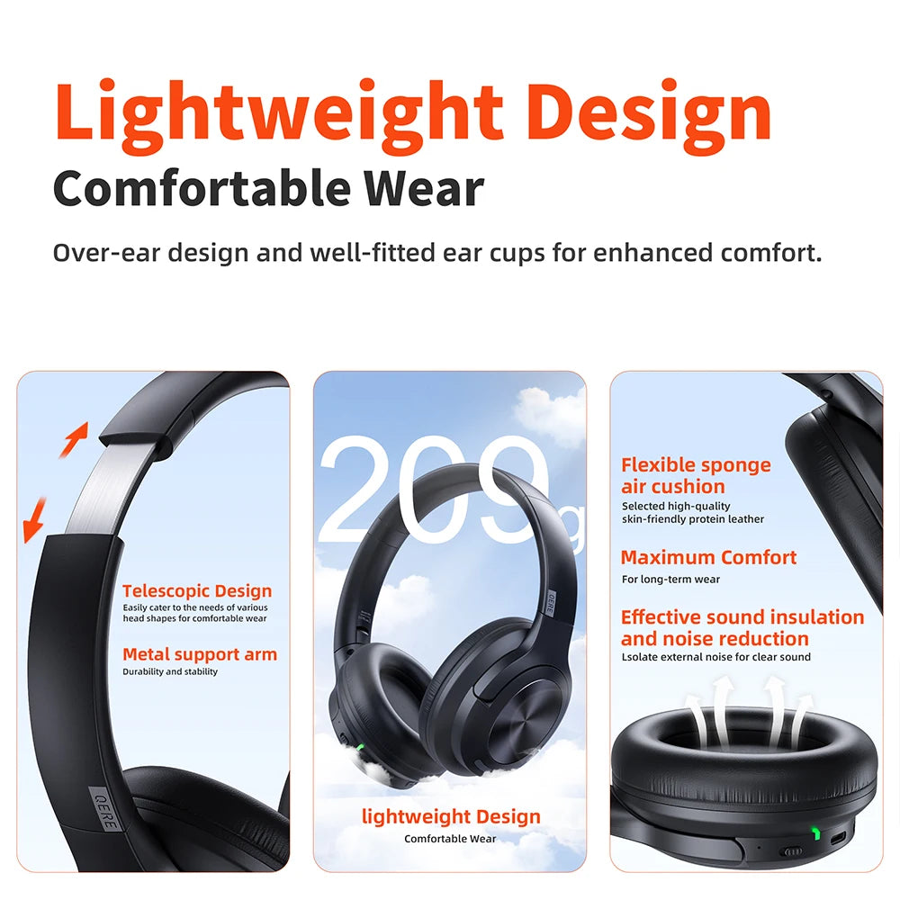 Wireless bluetooth headphones