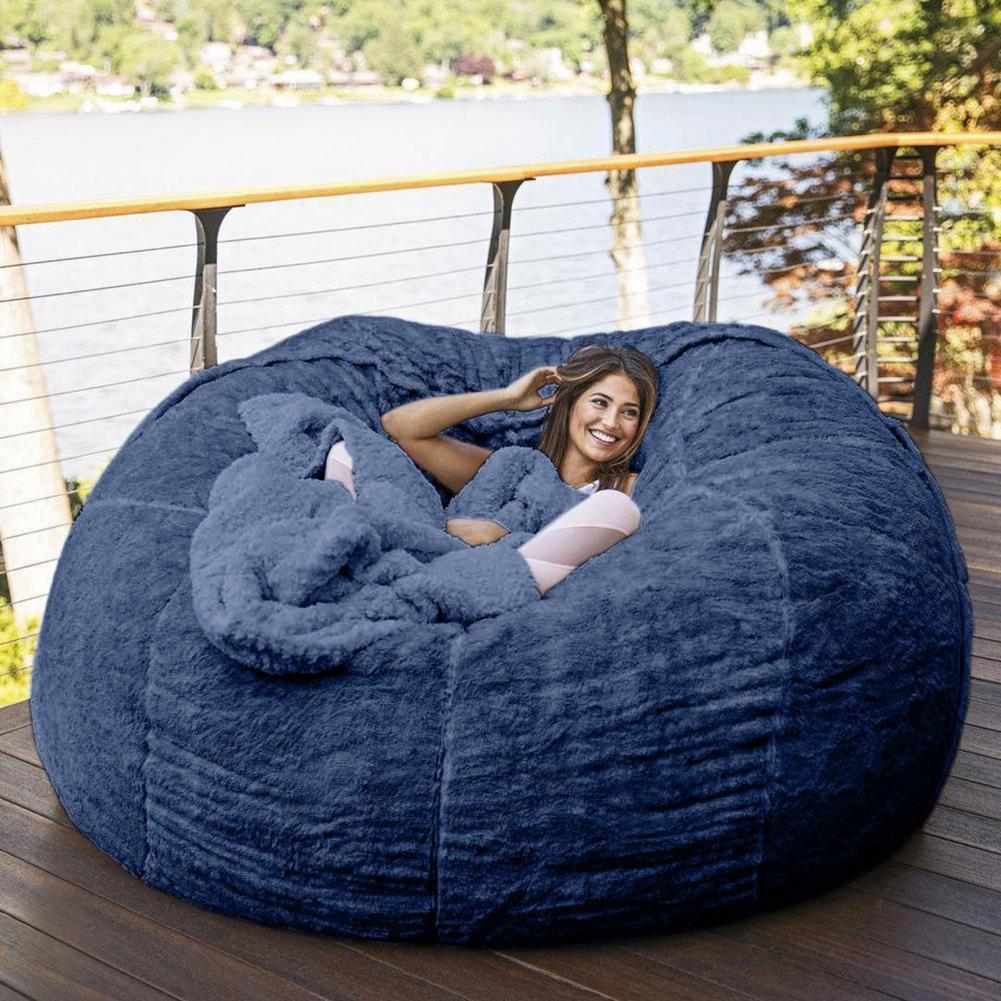 Giant Fluffy Sofa