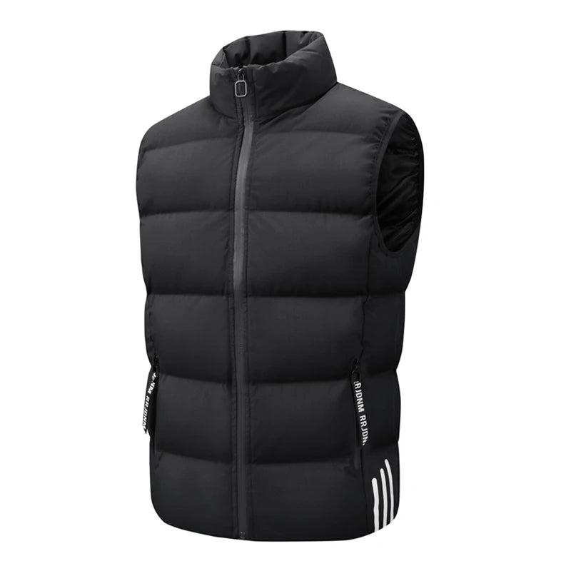 Winter Man Windproof Casual Warm Sleeveless Vest Men