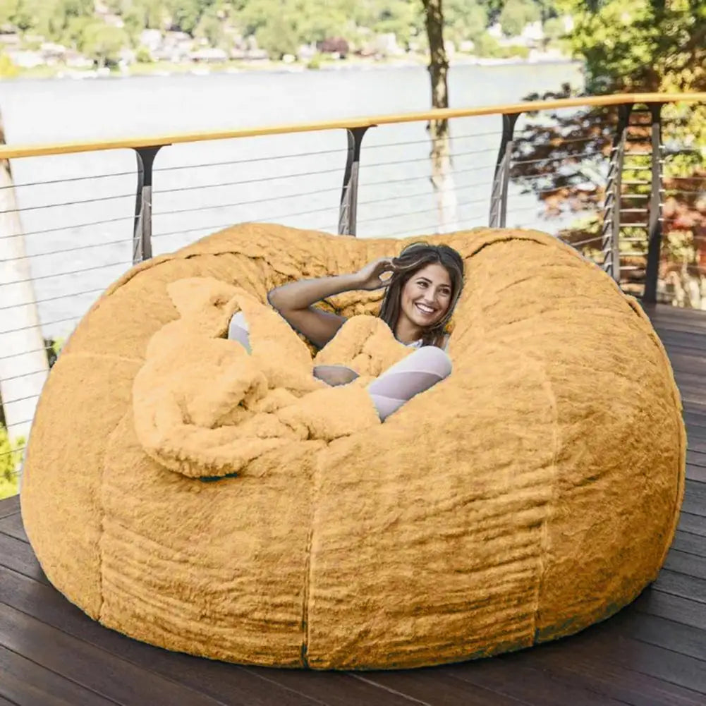 Giant Fluffy Sofa