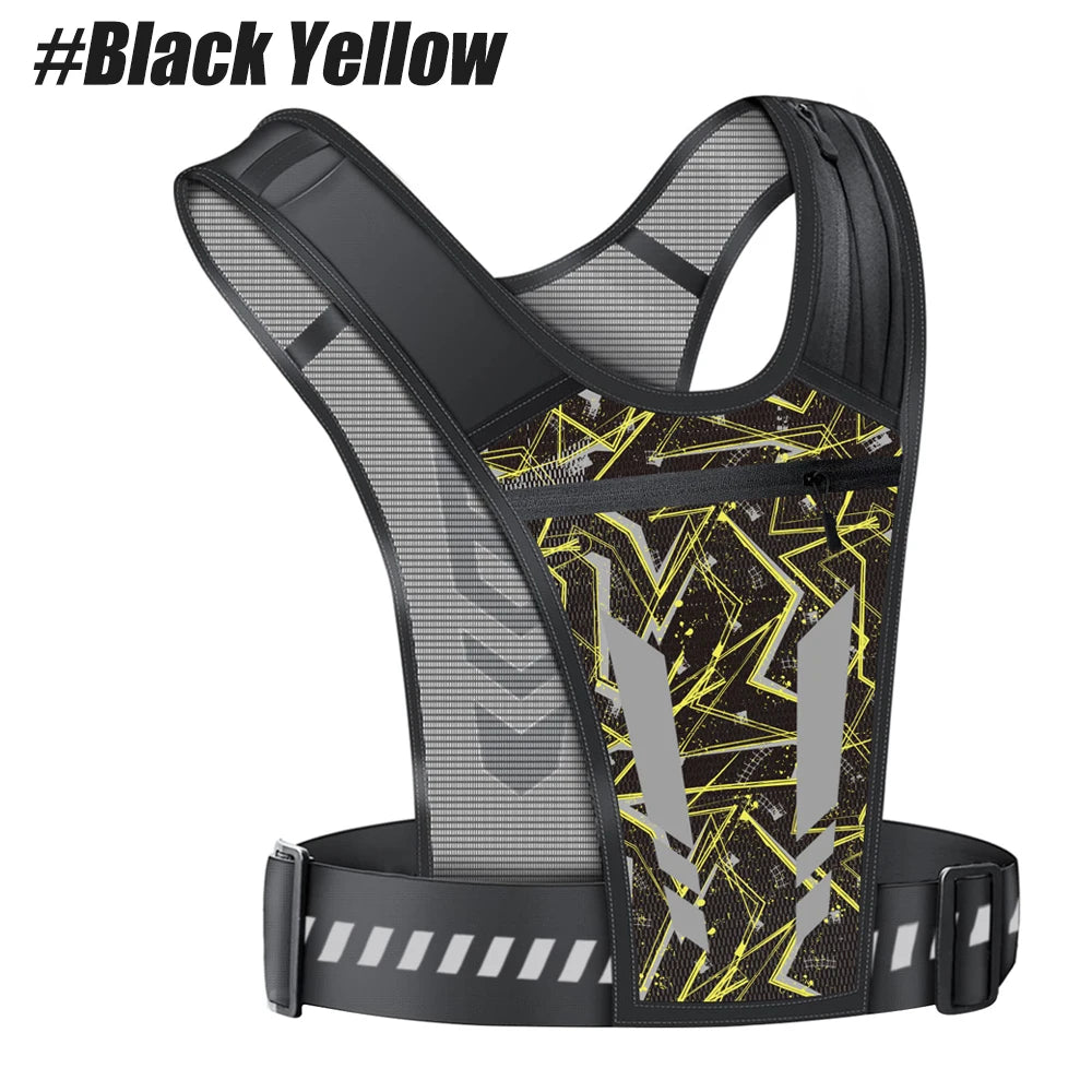 Reflective Running Phone Holder Vest