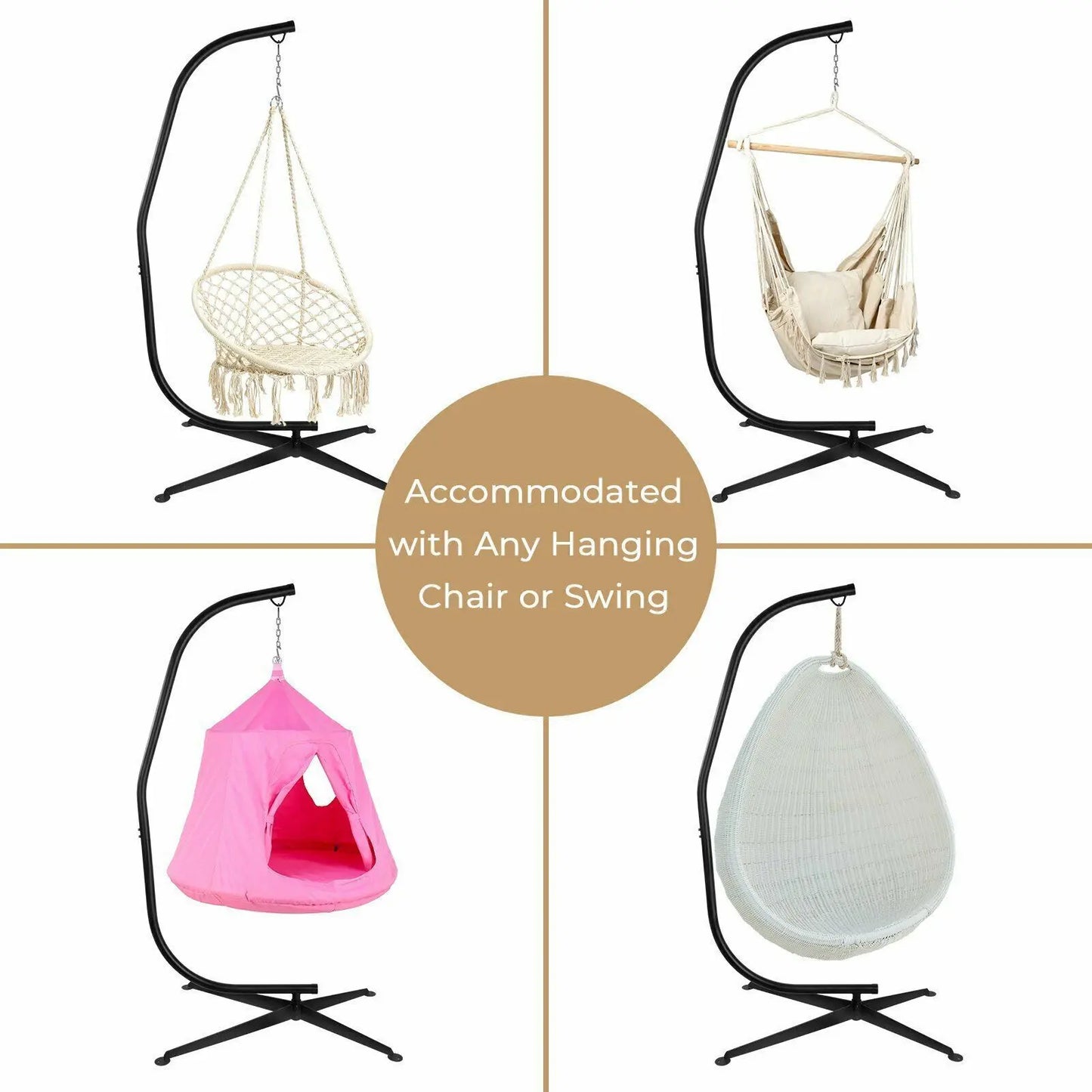 Hanging Chair Hammock C-Stand