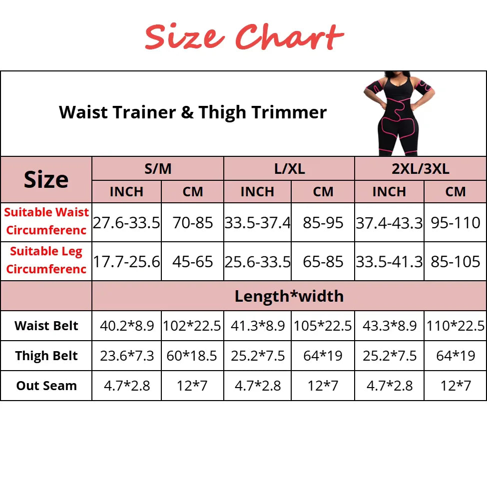 3-in-1 Waist Trainer Sauna Shapewear