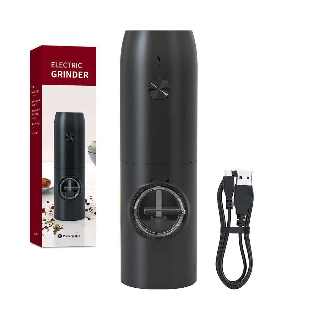 USB rechargeable electric pepper grinder