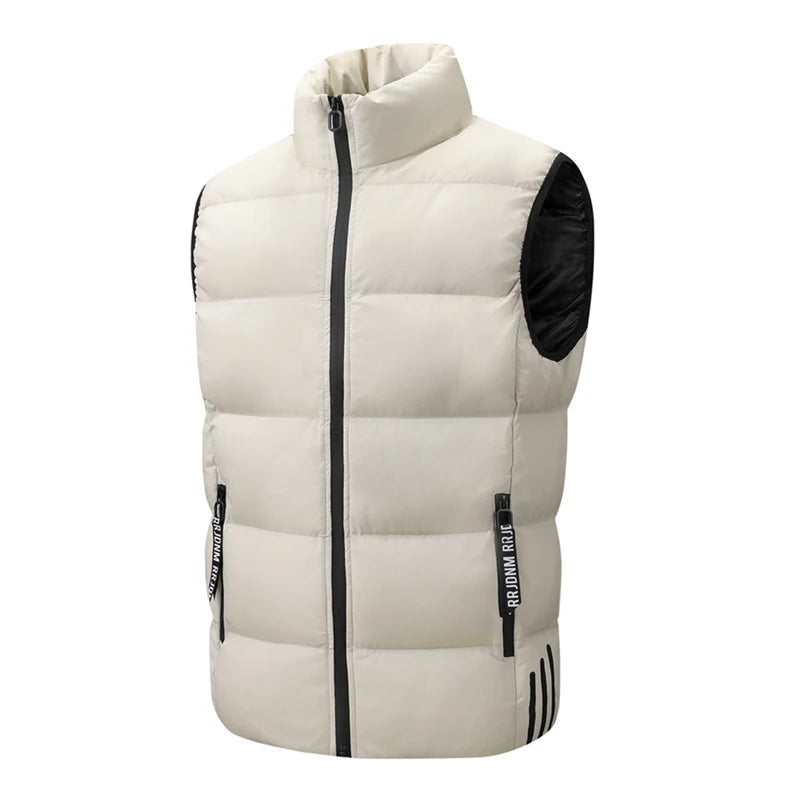 Winter Man Windproof Casual Warm Sleeveless Vest Men