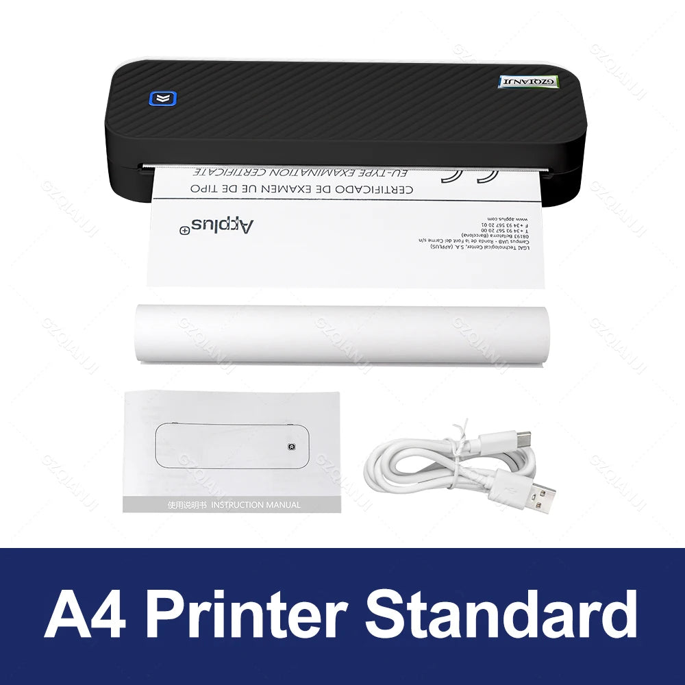 Portable A4 Thermal Printer Bluetooth Photos