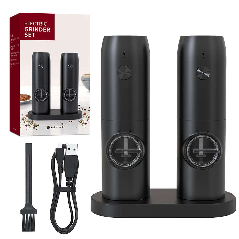 USB rechargeable electric pepper grinder