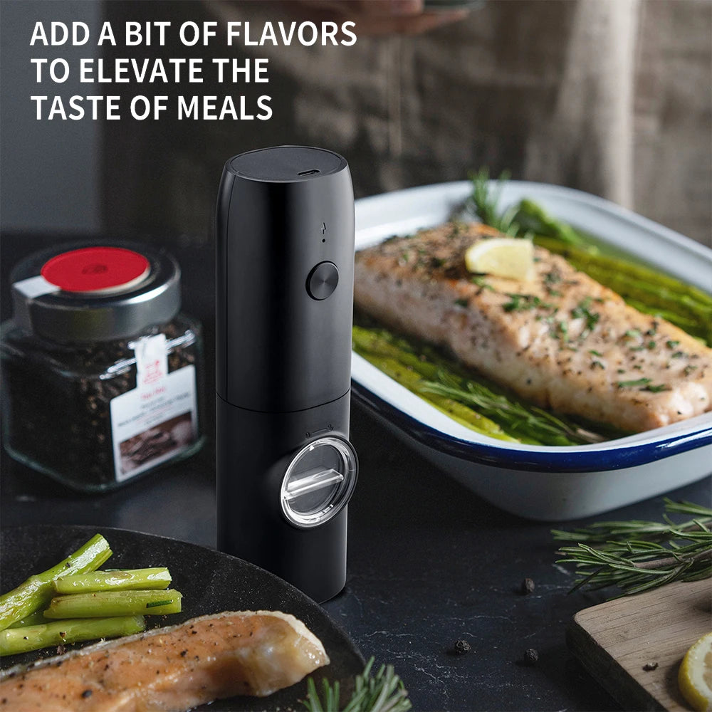 USB rechargeable electric pepper grinder