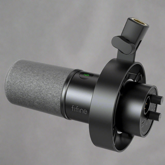 FUSB/XLR Microphone with Gain Knob/Touch-mute