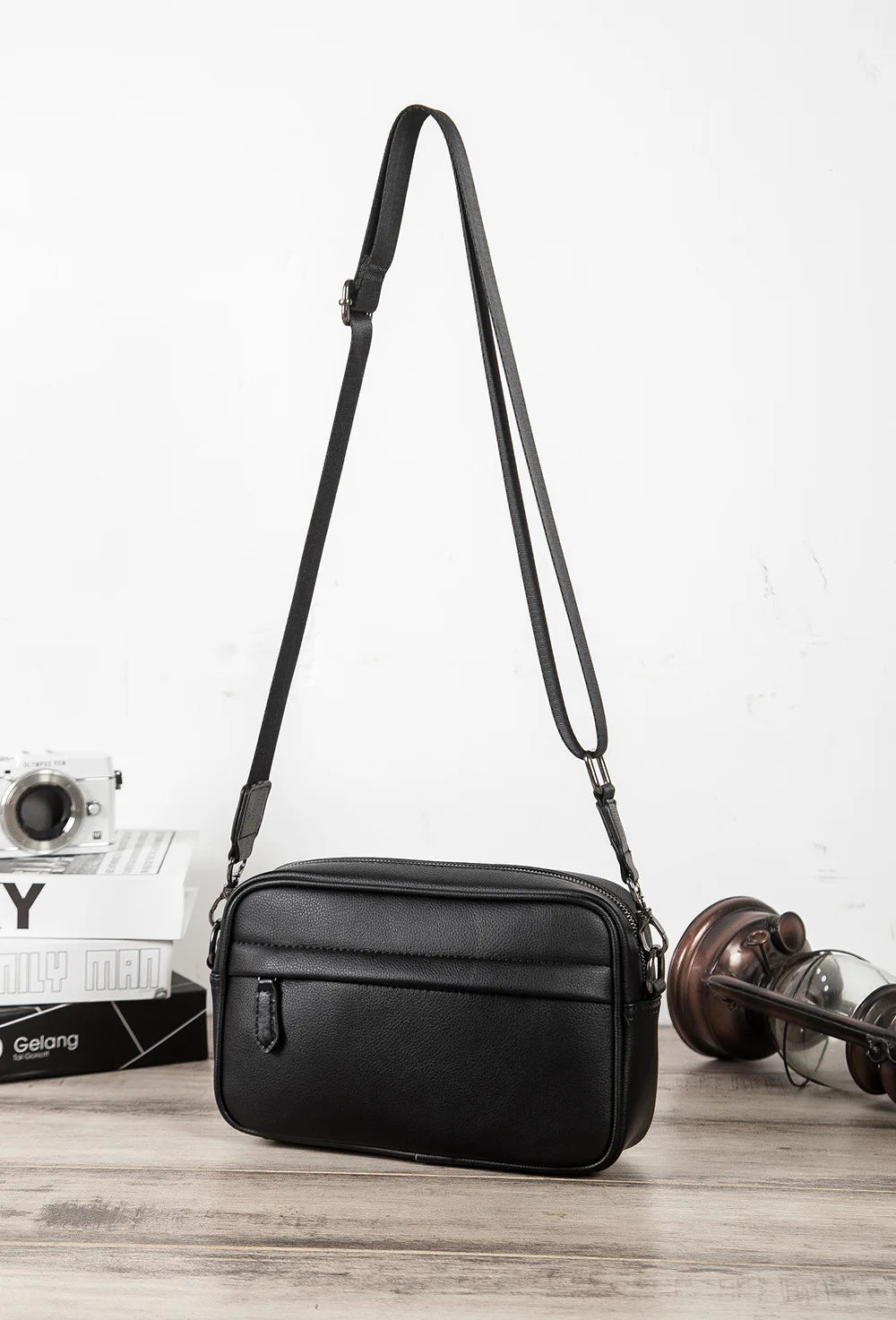 Casual Solid Crossbody Men's Bag