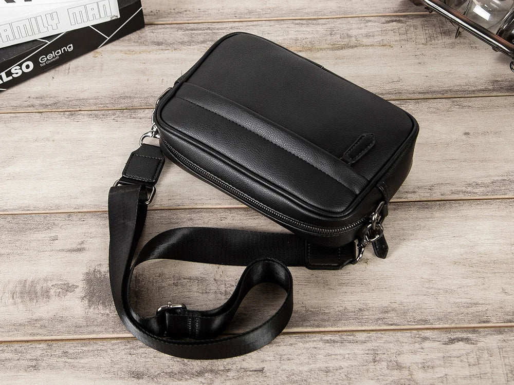 Casual Solid Crossbody Men's Bag