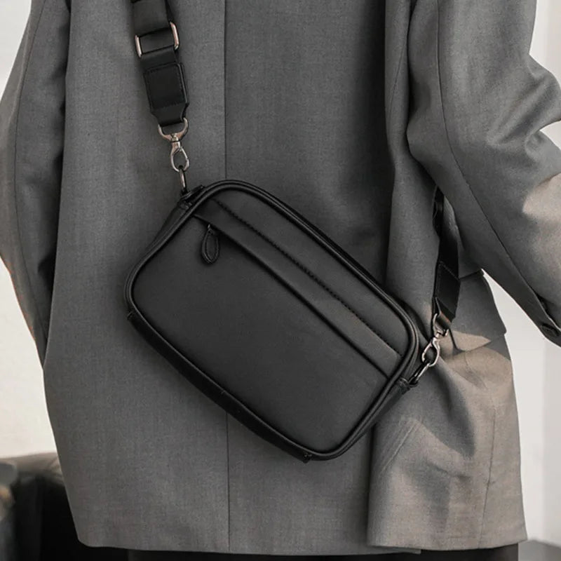 Casual Solid Crossbody Men's Bag