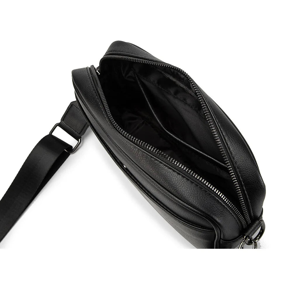 Casual Solid Crossbody Men's Bag