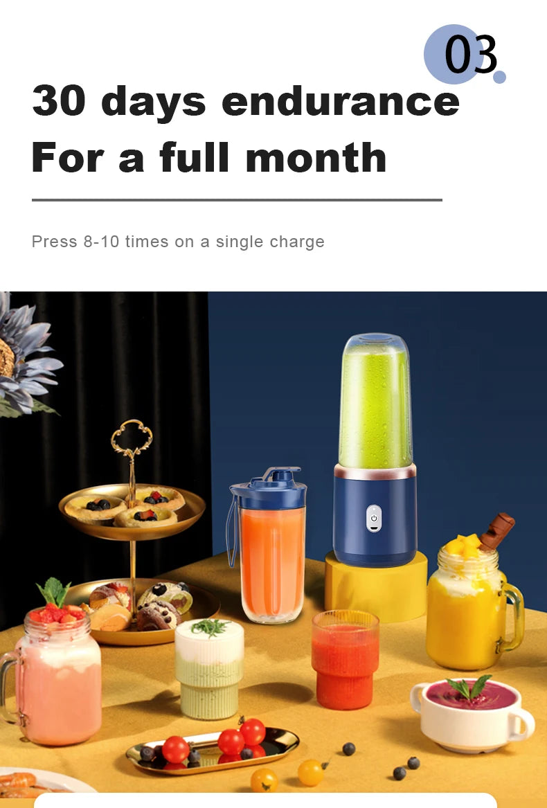 Portable Juicer Cup Smoothie Blender
