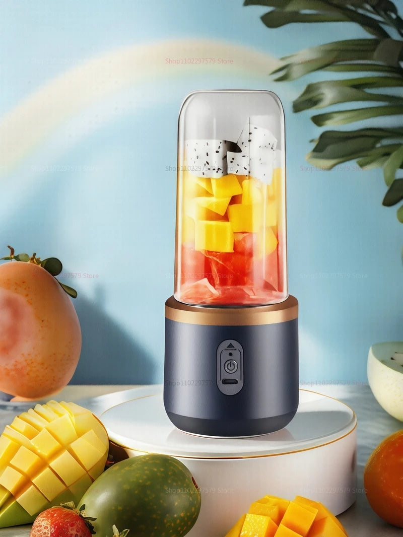 Double Cup Portable Fruit Juice Blender