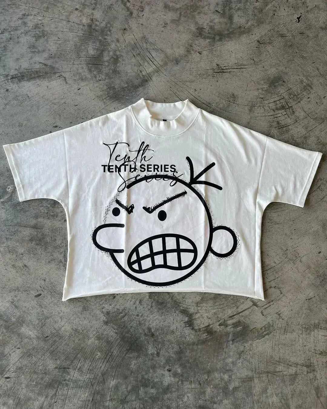 Streetwear American Retro T shirts Y2K Clothes Men Hip Hop Goddess Oversized Tshirt