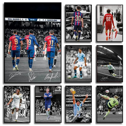 Soccer Player Posters
