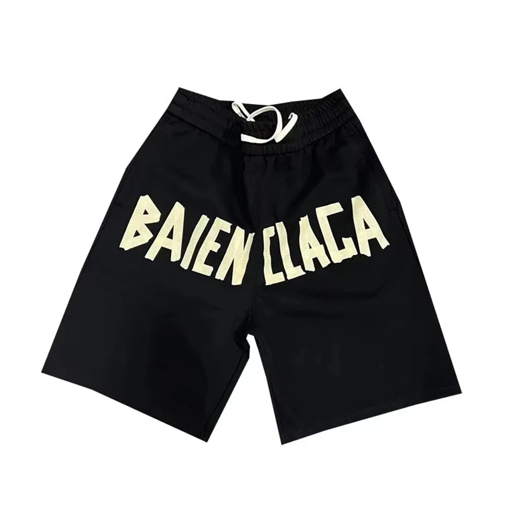 Trendy Drawstring Quick-Drying Loose Men's Shorts
