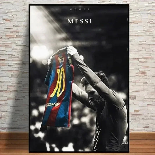 Classic Vintage Lionel Messi Poster