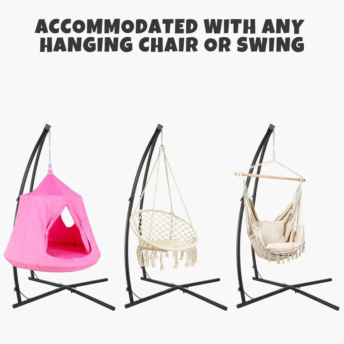 Hanging Chair Hammock C-Stand