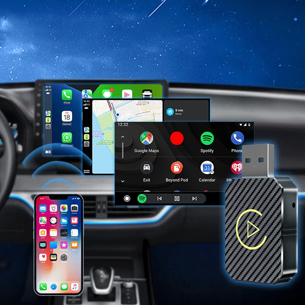 Wireless CarPlay Auto Adapter WiFi