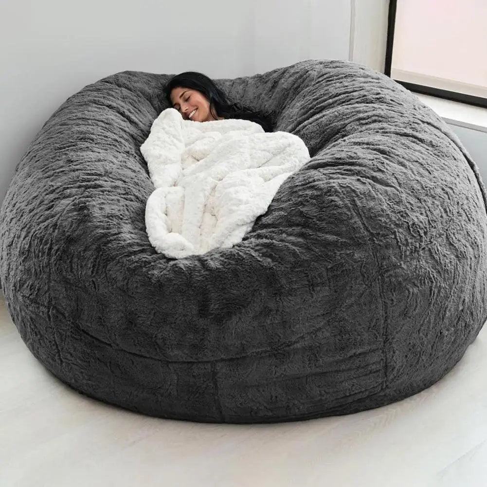 Giant Fluffy Sofa