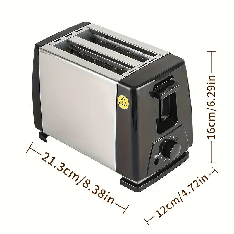Stainless Steel 2-Slice Toaster