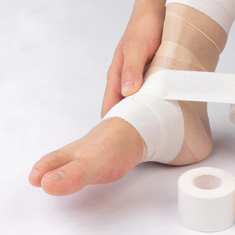 Sports tape, white patch bandage