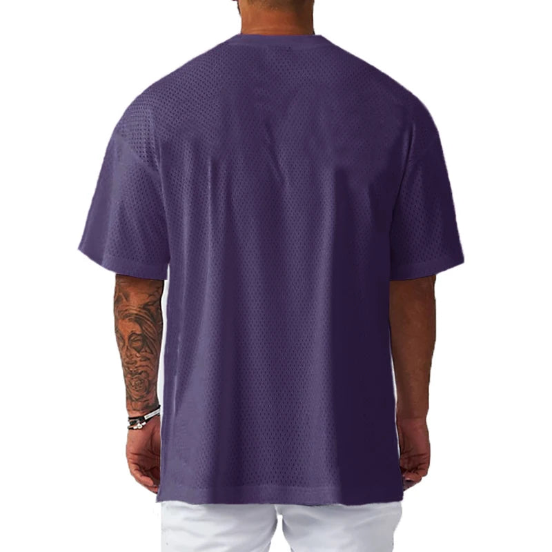 Oversized Loose Running T-Shirts Mens