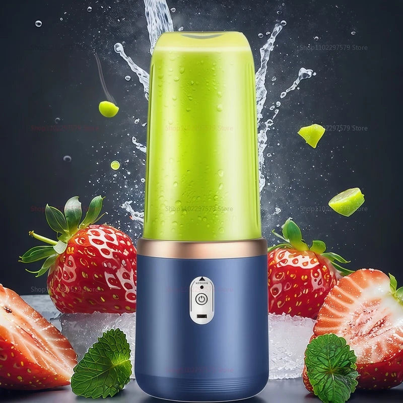 Double Cup Portable Fruit Juice Blender