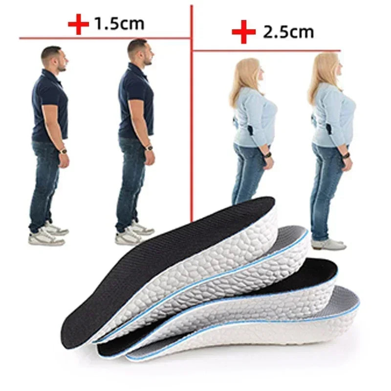 Height Increase Insoles – 1.5/2.5/3.5cm Soft Arch Support Pads