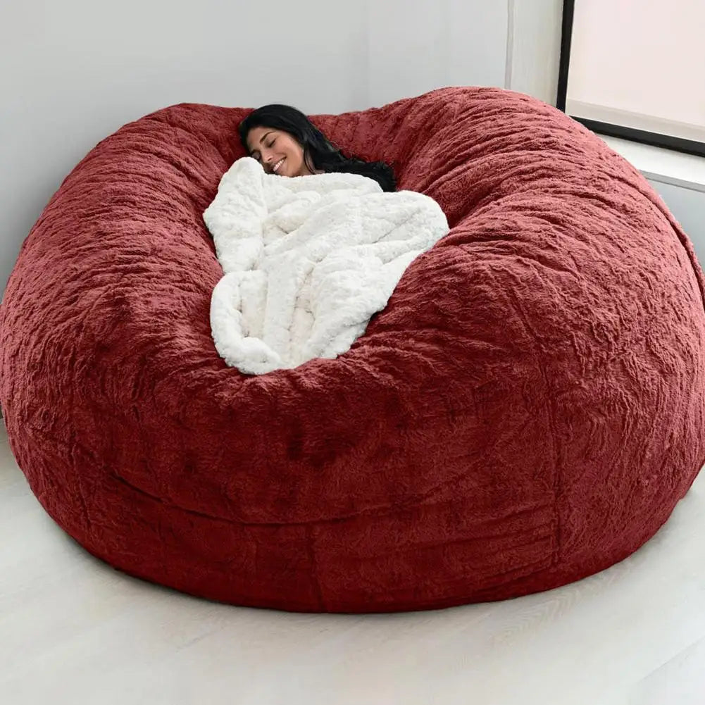 Giant Fluffy Sofa