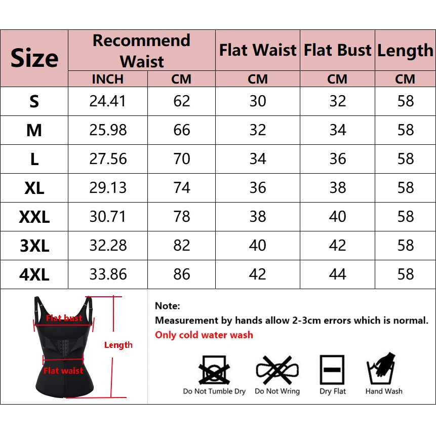 Waist Trainer Corset Body Shaper