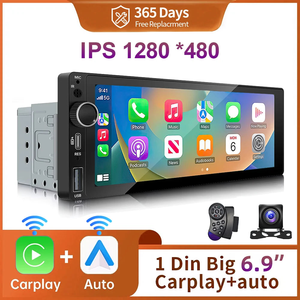 IPS 6.9 Inch Car Play