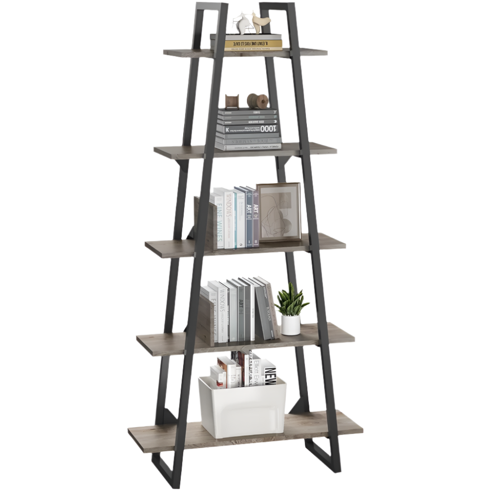 5-Tier A-Shape Book Shelf